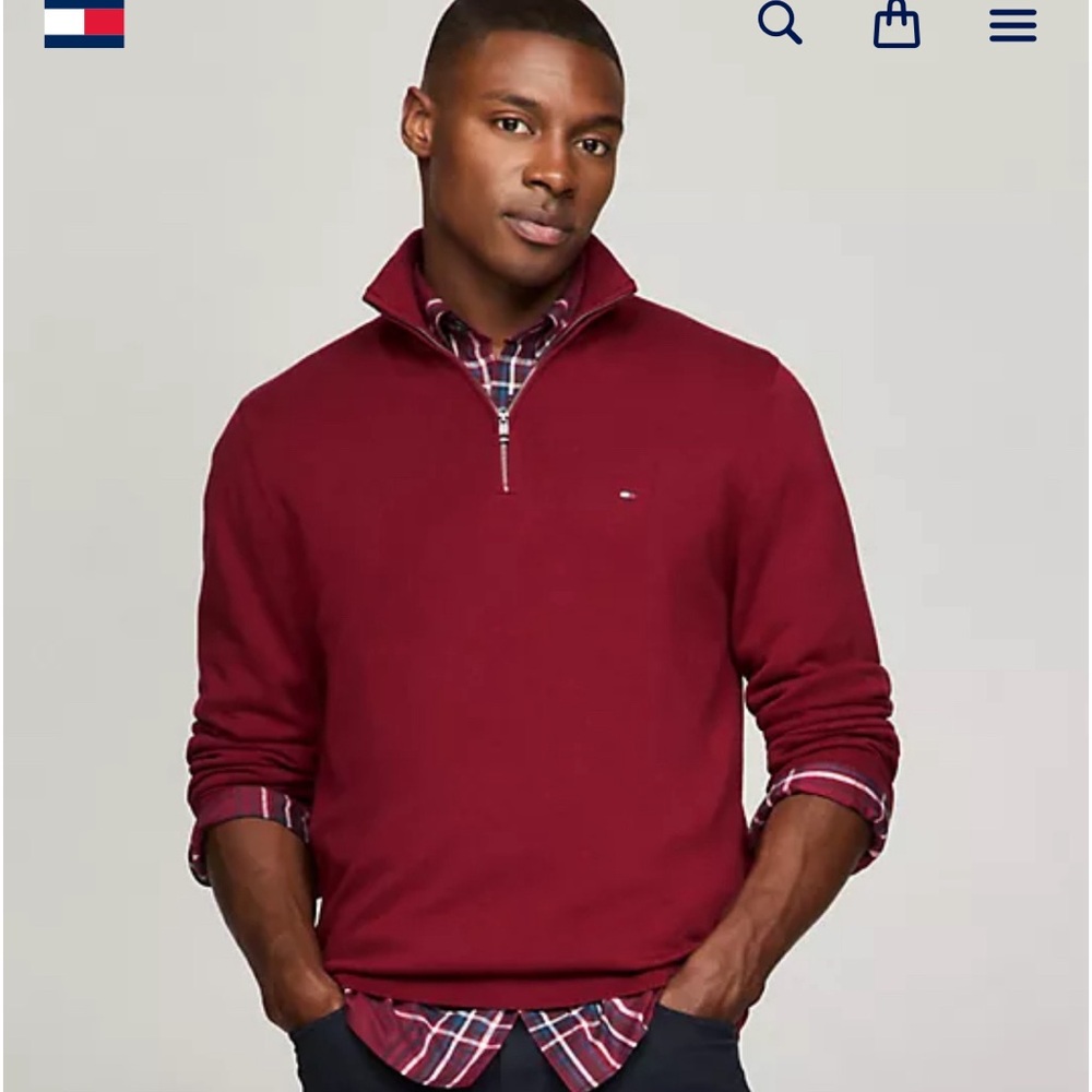 Tommy Hilfiger quarter zip sweater